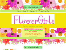 Tablet Screenshot of flowergirlsoftulsa.com